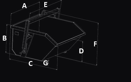 Desenho técnico — GAMELA BASCULANTE PARA ENTULHO